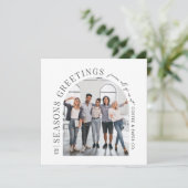 Business Modern Arch Foto Weihnachten (Stehend Vorderseite)