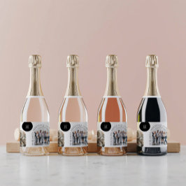 Business Modern Arch Foto Weihnachtsfeiertag Schaumweinetikett