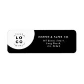 Business Modern Schwarz-weiß (Vorne)