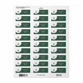 Business Modernes grafisches Grün (Vorne)