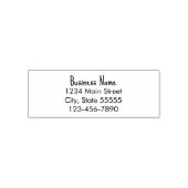 Business Name in Handwriting Font & Return Address Permastempel (Design)