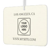 Business Name QR Code Contact Info Custom Autolufterfrischer (Links)