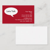 Business Networking Clever Visitenkarte (Vorne/Hinten)