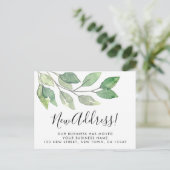 Business New Address Moving Ankündigungspostkarte (Stehend Vorderseite)