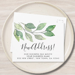 Business New Address Moving Ankündigungspostkarte