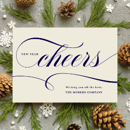 Business New Year Cheurs Holiday Card Feiertagskarte
