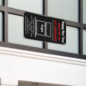 Business New Year Sale auf Black Banner (Äußeres Gebäude)