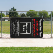 Business New Year Sale auf Black Banner (Insitu)