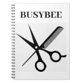 Business Note Book - Busybedesign + Logo Notizblock (Vorderseite)