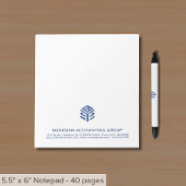 Business Notepad mit Firmenlogo Notizblock