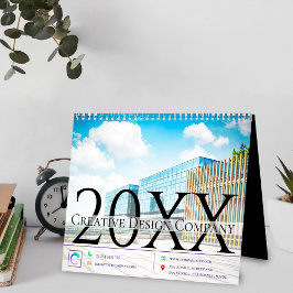 Business Office Corporate Elegant Multi Foto Jahr Kalender