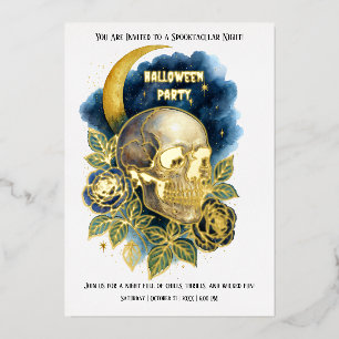 Business Office Gemeinschaft Halloween Gruselparty Folieneinladung
