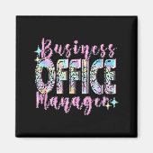 Business Office Manager Funny Front Teamwork Regio Magnet (Vorne)