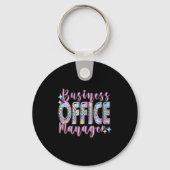 Business Office Manager Funny Front Teamwork Regio Schlüsselanhänger (Vorderseite)