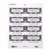 BUSINESS PACKAGING Stilftiger Damastenschwarz lila (Vorne)