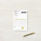 (Business Pad) Payment Sales Invoice Receipt Book Post-it Klebezettel (Auf Schreibtisch)