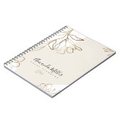 Business-Personalisiertes Notebook für Veranstaltu Notizblock (Linke Seite)