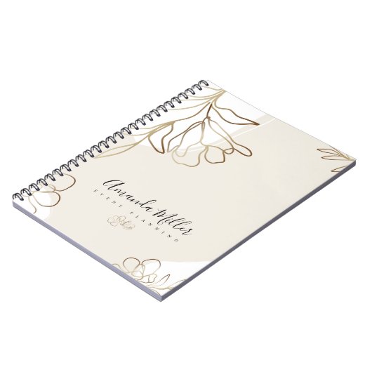 Business-Personalisiertes Notebook für Veranstaltu Notizblock (Linke Seite)