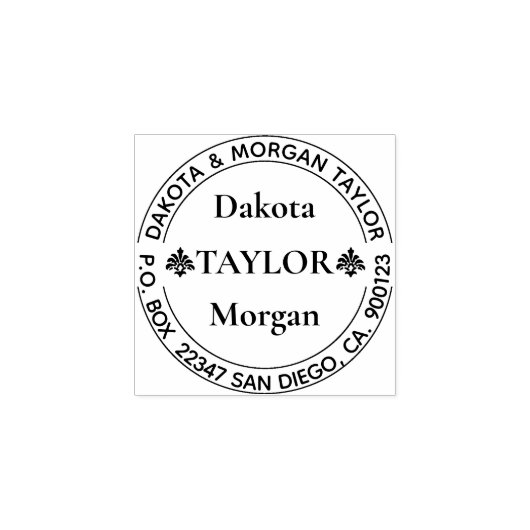 Business | Persönliche Gestaltung Gummistempel (Prägung)