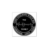 Business | Persönliche Gestaltung Gummistempel (Prägung)