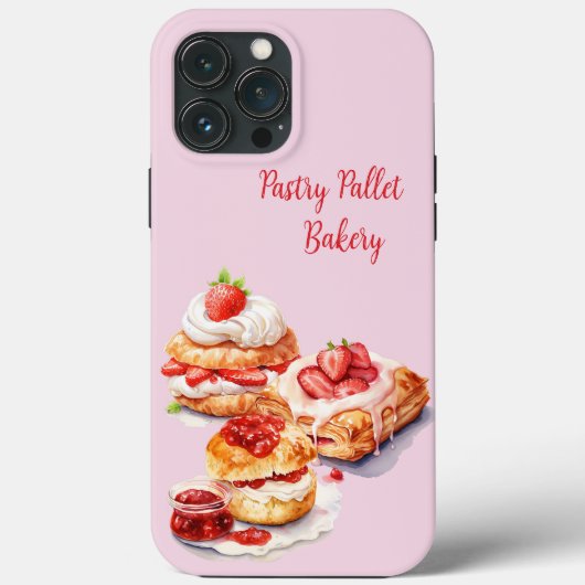 Business Phone Bakery Design Case-Mate iPhone Hülle (Rückseite)