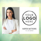 Business Photo Logo Fensteraufkleber (Blatt 3)