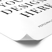 Business Poster-Druck für kundenspezifisches Desig Poster (Ecke)