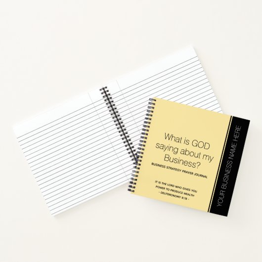 Business Prayer Journal Notizblock (Innenseite)