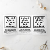 Business Products White Triple Card Dreifach Gefaltete Karte (Innenseite)