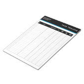 Business Project Management Task Tracker Notepad Notizblock (angewinkelt)