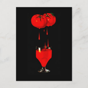 BUSINESS PROMO BLOODY MARY TOMATO JUICE POSTCARD POSTKARTE