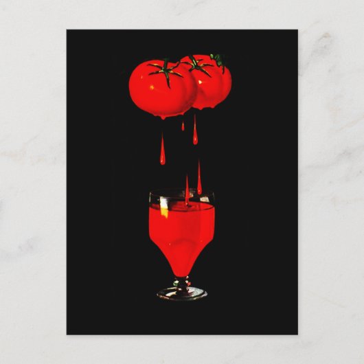 BUSINESS PROMO BLOODY MARY TOMATO JUICE POSTCARD POSTKARTE (Vorderseite)
