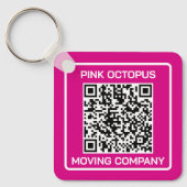 Business Promotion QR Code Schlüsselanhänger (Vorderseite)