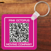 Business Promotion QR Code Schlüsselanhänger (Rückseite)