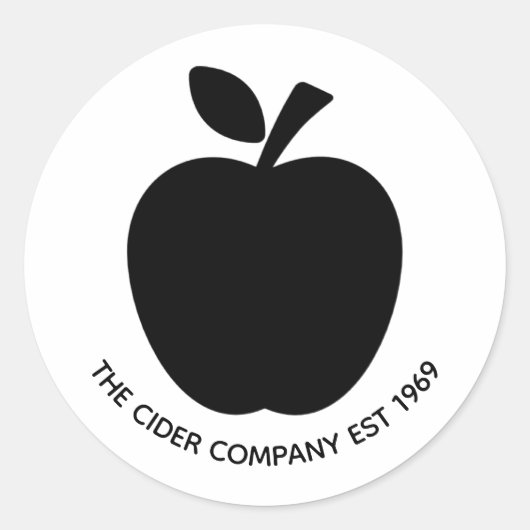 Business Promotional Stickers - The Cider Company (Vorderseite)