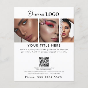 Business Promotionsalon Schönheitshaar Nail Makeup Flyer