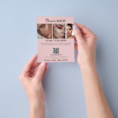 Business Promotionsalon Schönheitshaar Nail Makeup Flyer (Gruppe)