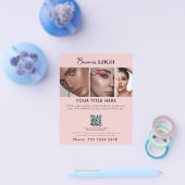 Business Promotionsalon Schönheitshaar Nail Makeup Flyer (Einzeln)