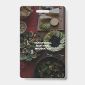 Business QR Code Dunkles Foto Cool Promo Event VIP Ausweis (Rückseite)