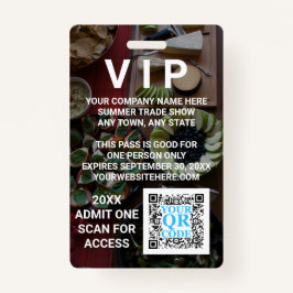 Business QR Code Dunkles Foto Cool Promo Event VIP Ausweis