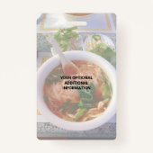 Business QR Code Light Foto Cool Promo Event VIP Ausweis (Rückseite)