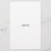 Business QR Code Light Foto Custom Marketing Flyer (Hinten)