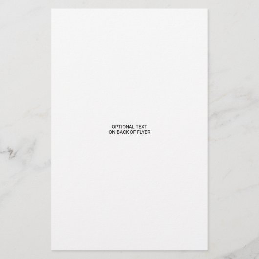 Business QR Code Light Foto Custom Marketing Flyer (Hinten)