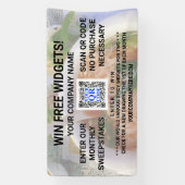 Business QR Code Light Foto Custom Promotions Banner (Vertikal)