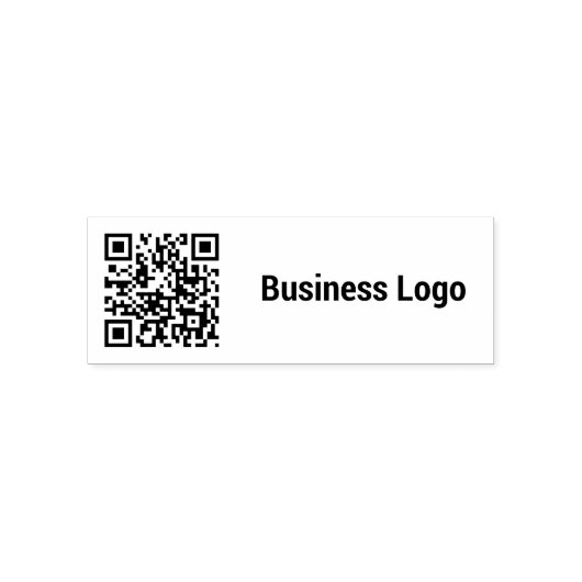 Business-QR-Code-Logo Permastempel (Design)