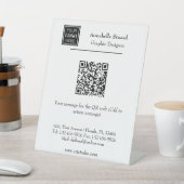 Business QR-Code Office liefert Schreibtischzugrif Sockelschild (In SItu)