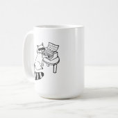 Business Racoon-Tasse Kaffeetasse (Vorderseite Links)