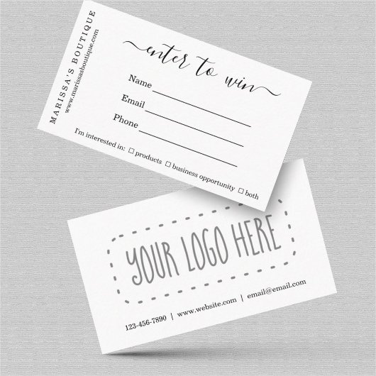 Business Raffle Ticket