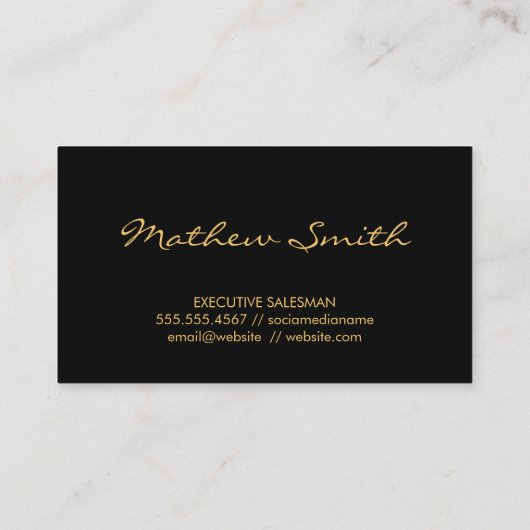 Business | Real Anwesen Agent Visitenkarte (Rückseite)