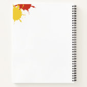 Business Restaurant Company Hamburger Hotdog Notizblock (Rückseite)